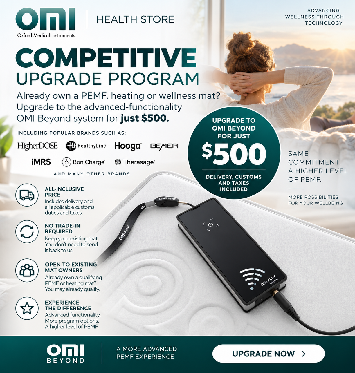 Introducing the OMI Competitive Upgrade Program — Upgrade to OMI Beyond for Just $500